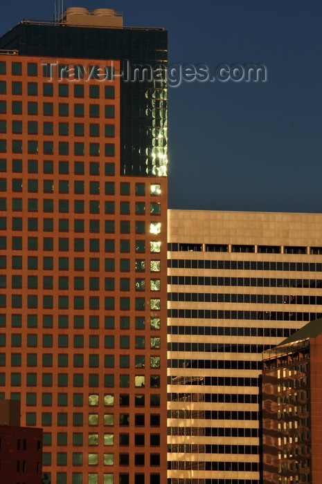 usa1370: Denver, Colorado, USA: One Tabor Center (L) and 1125 17th Street (R) - city center skyscrapers - photo by M.Torres - (c) Travel-Images.com - Stock Photography agency - Image Bank