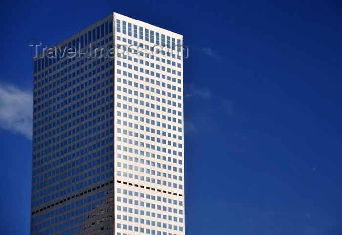 usa411: Denver, Colorado, USA: Republic Plaza - tallest skyscraper in the Mile High City - Sardinian granite façade - Skidmore, Owings & Merrill architects - 17th Street, Tremont Place, CBD - photo by M.Torres - (c) Travel-Images.com - Stock Photography agency - Image Bank