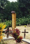 Papua New Guinea - Rabaul - New Britain island - Bismarck Archipelago: Christian cemetery (photo by G.Frysinger)