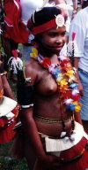 Papua New Guinea - Kaibola island - Trobriand Islands: young woman (photo by G.Frysinger)