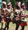 Papua New Guinea - Kaibola island - Trobriand Islands: women dancing (photo by G.Frysinger)