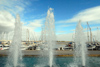 Portugal - Algarve - Vila Real de Santo Antnio: fountain by the marina - fonte junto  marina - Avenida da Repblica - photo by M.Durruti