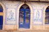 Portugal - Leiria: azulejos na farmcia Leonardo Guarda e Paiva / tiles - pharmacy - photo by M.Durruti