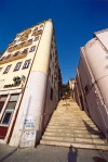 Lisbon / Lisboa: Martim Moniz - stairs to Mouraria - Escadinhas da Sades do Trabalho e da Empresa - photo by M.Durruti