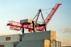 Portugal - Lisbon: doca de ALcantara - grua e contentores - operaes porturias da Liscont - Alcantara dock - crane and containers - photo by M.Durruti