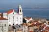 Portugal - Lisbon: miradouro de Santa Lucia - vista sobre a igreja de So Miguel - Alfama - photo by M.Durruti