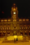 Portugal - Porto: a camara -  noita / City hall - nocturnal - photo by F.Rigaud