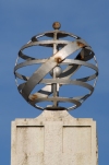 Portugal - Moita: the pillory - Armillary sphere / pelourinho - Esfera armilar - photo by M.Durruti