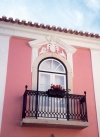 Portugal - Cercal (Concelho de Santiago do Cacm): varanda rosa - photo by M.Durruti