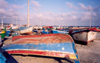 Portugal - Setubal: boats for sale - fishing harbour / velhos barcos para venda - doca pesqueira - photo by M.Durruti