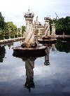 Castelo Branco: Crowns' fountain / fonte das coroas - photo by M.Durruti