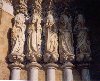 Portugal - Alentejo - vora: pormenor na entrada da Catedral - os apostlos - photo by M.Durruti