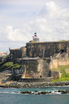 Puerto Rico - San Juan: Spanish fort of San Felipe del Morro - from the sea (photo by D.Smith)