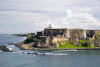 Puerto Rico - San Juan: Spanish fort of San Felipe del Morro - from the sea (photo by D.Smith)