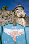Puerto Rico - San Juan: fortification detail (photo by D.Smith)