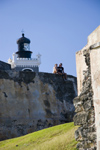 Puerto Rico - San Juan: Spanish fort of San Felipe del Morro - lighthouse - Fortaleza y faro (photo by D.Smith)