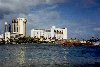 Puerto Rico - San Juan: Hotel Caribe Hilton y fuerte San Gernimo (photo by M.Torres)