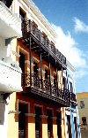 Puerto Rico - San Juan: balcon colonial (photo by M.Torres)