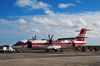Plaine Corail, Rodrigues island, Mauritius: Air Mauritius ATR 72-500 (3B-NBG) twin-engine turboprop regional airliner- Sir Gatan Duval (Rodrigues) Airport - photo by M.Torres