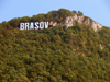 Brasov, Transylvania, Romania: Hollywood style sign on the hills - photo by J.Kaman