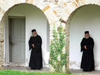 Trgu Neamt area, Neamt county, Moldavia, Romania: Orthodox monks from Neamt Monastery - photo by J.Kaman