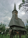 Ieud, Maramures county, Transylvania, Romania: wooden church - vernacular architecture - Biserica de lemn din Ieud Ses - photo by J.Kaman