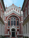 Brasov, Transylvania, Romania: Synagogue - designed by Leopold Baumhorn - Moorish style - Poarta Schei - photo by J.Kaman