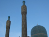 Russia - St. Petersburg: mosque - minarets (photo by D.Ediev)