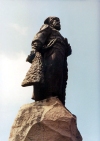 Russia - Khabarovsk (Russian Far East): statue of Khabarovsk, the person (photo by G.Frysinger)