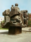 Russia - Magadan (Far East region): Soviet period sculpture - public art (photo by G.Frysinger)