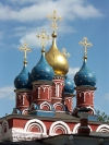 Russia - Moscow: church - Russian onion roofs (photo by P.Artus)
