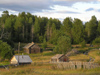 Russia - Lobskoje - Republic of Karelia: Village architecture - photo by J.Kaman