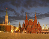 Russia - Moscow: Red Square at night - History Museum - photo by J.Kaman