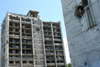 Chechnya, Russia - Grozny - destroyed apartment buildings- photo by A.Bley
