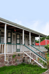 Windwardside, Saba: Meadow View Cottage, built in 1900 - Caribbean porch - photo by M.Torres