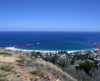 Cape Town, Western Cape, South Africa: Camps Bay and its sandy beach seen from above - photo by D.Steppuhn