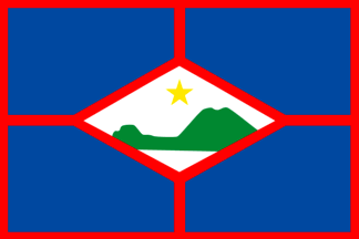Saint Eustace / Saint Eustatius / Statia / Sint Eustatius - flag - Netherlands Antilles (domain of the Netherlands / Holland / Holanda / Pases Baixos / Niederland / Nederland / Pays Bas)
