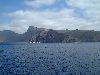 Saint Helena: the island from the Atlantic (photo by Captain Peter)