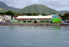 Basseterre, Saint Kitts island, Saint Kitts and Nevis: the market building - Bay Road - photo by M.Torres