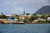 Brumaire, Basseterre, Saint Kitts island, Saint Kitts and Nevis: Fort Thomas Road, the town's waterfront - Fisherman's Wharf - photo by M.Torres