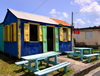 Charlestown, Nevis, St Kitts and Nevis: small bar in a wooden shack - Creole architecture - photo by M.Torres
