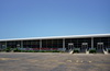Basseterre, Saint Kitts island, Saint Kitts and Nevis: terminal building of the Robert L. Bradshaw Airport - air side - photo by M.Torres
