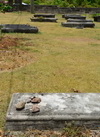 Charlestown, Nevis, St Kitts and Nevis: the Jewish Cemetery - 17th century Portuguese-Jewish graves, oriented East-West - photo by M.Torres
