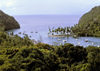 St Lucia: Marigot Bay - Cul de Sac bay - emerald hills - photo by Andrew Walkinshaw