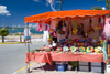 Saint Martin - Marigot: market stall - Caribbean paraphernalia - photo by D.Smith