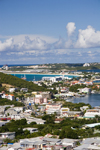 Sint-Maarten - Simpson bay: the isthmus - photo by D.Smith