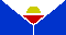 flag of Saint Martin (France - Guadeloupe DOM)