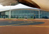 St. Pierre et Miquelon - St Pierre: Pointe Blanche airport - FSP - terminal and wing of a Air Saint-Pierre ATR ATR-42-320 - photo by B.Cloutier