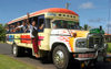 Samoa - Sava'i: school bus - colourful buses are a part of the local landscape - Puapua - adapted Toyota truck - photo by R.Eime