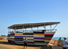 Pantufo, gua Grande district, So Tom and Prncipe / STP: boat shapped restaurant / restaurante em forma de barco - photo by M.Torres